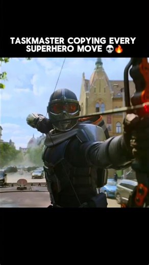 Taskmaster Copying Every Hero Like a Pro 🧠⚔️ #shorts #edits #viral #marvel #avengers #taskmaster