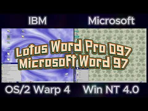 90's OS Comparison: IBM OS/2 Warp 4 vs Microsoft Windows NT 4.0 Workstation