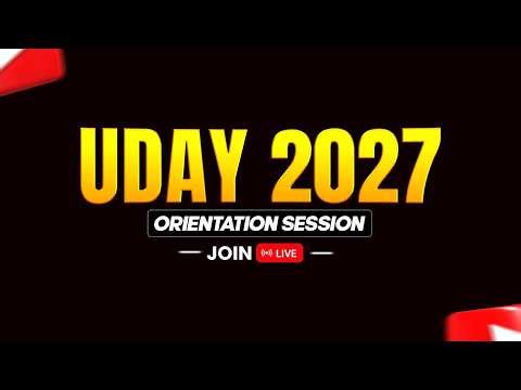 UDAY Commerce 2027 | Class 11 Commerce Orientation Session | Don't Miss This!