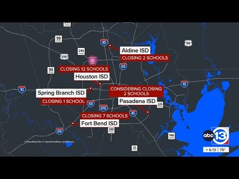 Multiple Houston-area school districts announce campus closures, matching national trend