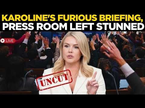 US NEWS LIVE: Karoline Leavitt Reveals New Details, Room Left Stunned | White House Briefing LIVE