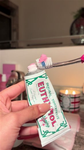 🩷A heritage oral-care, Euthymol Pink Whitening Toothpaste has been trusted for over a century for a reason. Its antiseptic formula helps fight bacteria, freshen breath, and reduce surface stains — without harsh abrasives or overpowering flavors. 🩷 It feels elevated, effective, and different from anything I’ve used before. 🎁 Shop through my TikTok link for a free gift. #pinktoothpaste #euthymol #cleangirlroutine #oralhealth #teeth