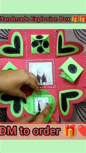 Handmade Explosion Box 💖 Perfect Gift Idea 😍 Surprise Gift #explosionbox #valentine