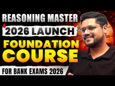Reasoning Master 2026 Foundation to Advance Course | Best Reasoning for Bank Exams