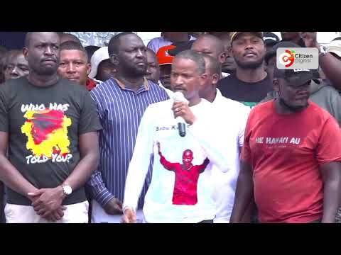 Babu Owino's speech at Linda the Linda Mwananchi rally in Kakamega