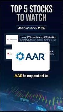 Top 5 Stocks To Watch Today In The Stock Market