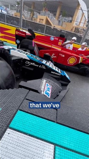 Kimi Antonelli on last year’s crazy LEGO race in Miami! 😅 #f1 #mercedesf1 #kimiantonelli