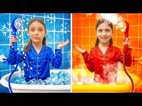 Ice and Fire Princesses: Hot vs Cold Story for Kids