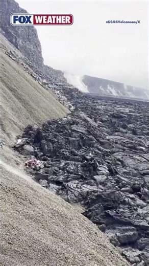 Scientists climb into Kilauea volcano for tephra samples
