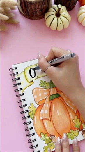DIY Cute Front Page Idea: October 🎀✨