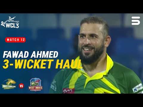 Three Big Blows by Fawad! 💣 | Australia Champions vs West Indies Champions | M 12 | WCL 2026 | M9O1T