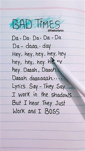 Bad Times Deep House da da da da lyrics Imael Angel #bad #lyrics #time #youtubeshorts #trending