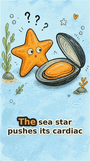 Sea Stars Eat With Their Stomachs Outside #Shorts