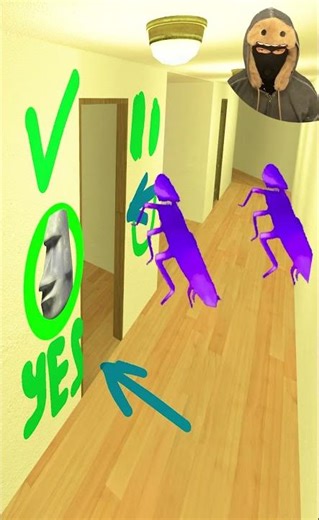 Moai vs SCP 067 Six Seven and Cockroach in Hotel Ep. 21