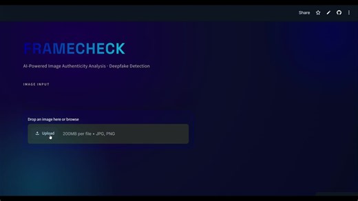 #deeplearning #machinelearning #computervision #pytorch #cnn #ai #python #streamlit #deepfakedetection | Harshit Soni