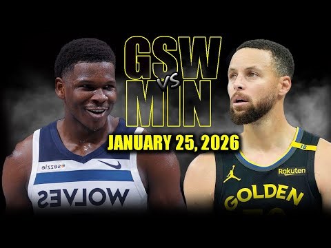 Golden State Warriors vs Minnesota Timberwolves Full Game Highlights – January 25, 2026 | NBA Season