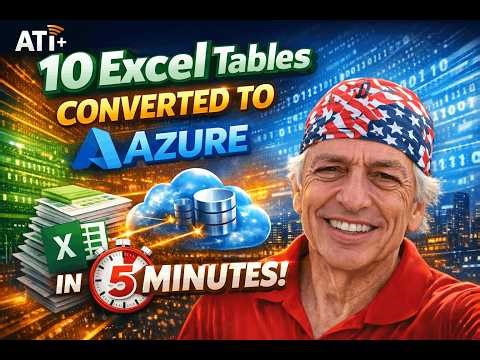 Convert 10 excels to Azure/AWS in 5 minutes