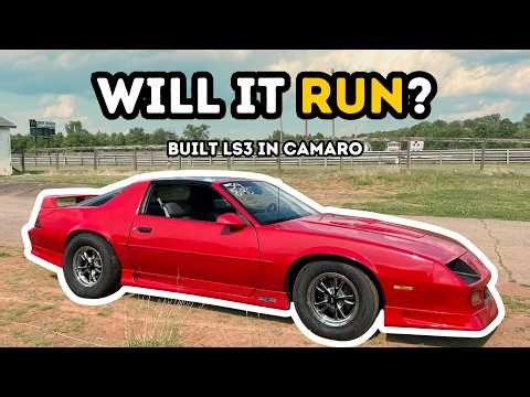 FIRST START OF 590-HORSEPOWER LS3 SWAPPED INTO CAMARO! WILL IT RUN?