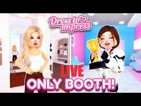 CAN WE WIN? Only Dressing Room Booth Challenge Dress To Impress Live