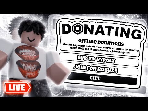 🔴Pls Donate Live Now🔴!! 💸Donating Robux To Viewers!!💸(TTS Robux Gifting On🎁💸)