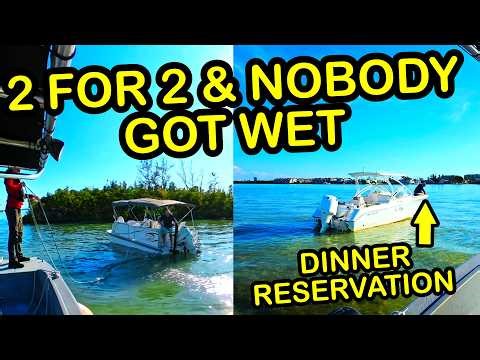 Two Ungroundings, a Saved Dinner Date, and a $50 Tip | Grounding 20ft Beach Cat & 24ft Edgewater