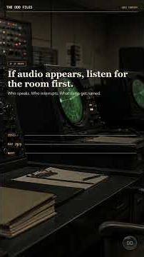 The UFO Tape Nobody Has Heard Yet