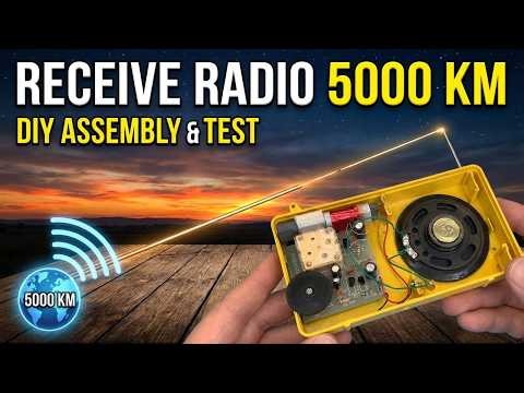 DIY Radio Assembly From Scratch | Signal Reaches 5000 km Away