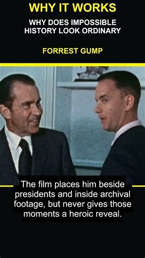 WHY DOES IMPOSSIBLE HISTORY LOOK ORDINARY Forrest Gump