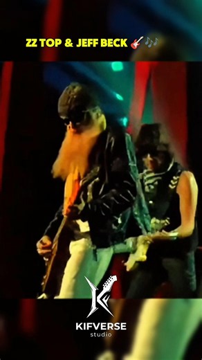 Billy Gibbons & Jeff Beck’s Epic Guitar Duel 🥀 #billygibbons #jeffbeck #zztop #shorts #kifverse