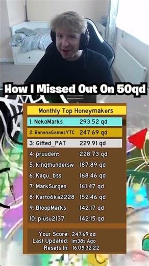 How I Missed Out On 50 QUADRILLION Honey In My Honeyday Boosts... (Bee Swarm Simulator)