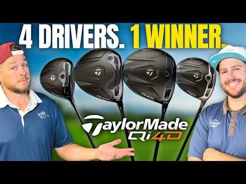 2026 TaylorMade Qi4D Drivers Tested: Qi4D vs Max vs LS vs Max Lite