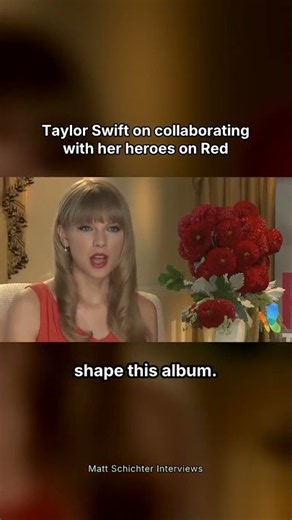 Taylor Swift on collaborating with her heroes on Red #shorts