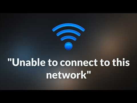 Unable To Connect to this network - windows 11 / 10 / 8 - 2026 - Fix
