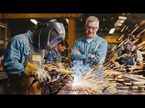 Beginner Welding Training 🔥 First Time Student Welding at Swansea Welding School