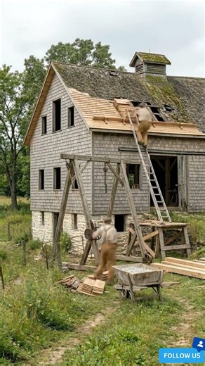 "Abandoned 100-Year-Old Barn Restoration - Complete Transformation Before & After"