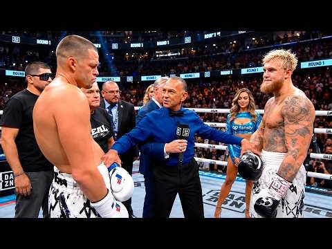 Nate Diaz (USA) vs Jake Paul (USA) | BOXING fight, HD