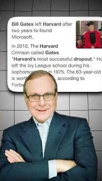 Bill Gates – The College Dropout Who Changed the World