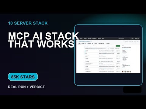 10 MCP Servers I Actually Use for Coding Agents, Full Install and Real Workflow