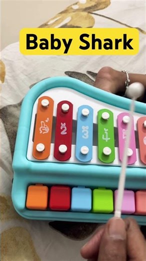 How to play baby shark on xylophone. #shortsfeed #shortfeed #shorts #easytutorial