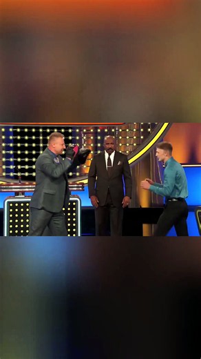 A wild fight breaks out in front of Steve Harvey on Family Feud