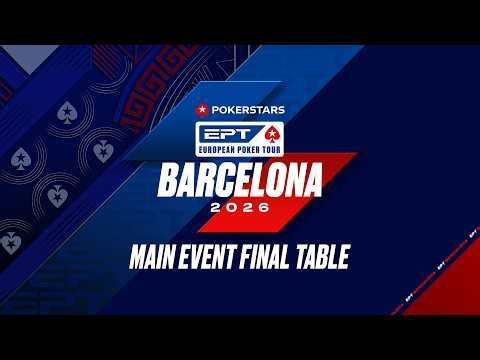 €5K MAIN EVENT – FINAL TABLE | €825,000 FOR 1ST | EPT Monte-Carlo
