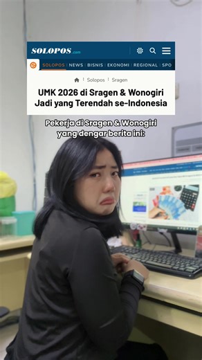 UMK 2026: Sragen dan Wonogiri Terendah di Indonesia