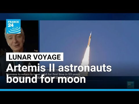 Artemis II astronauts bound for moon after rocketing away on NASA's first lunar voyage in decades