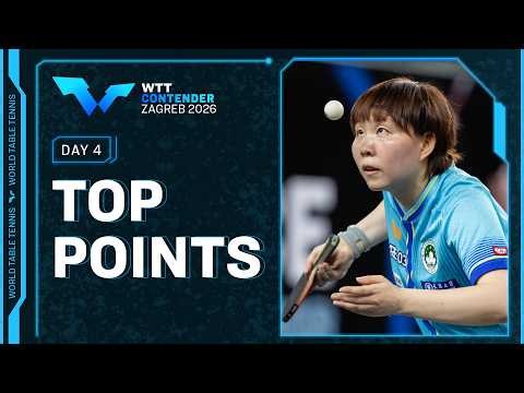 Top Points of Day 4 | #WTTZagreb 2026