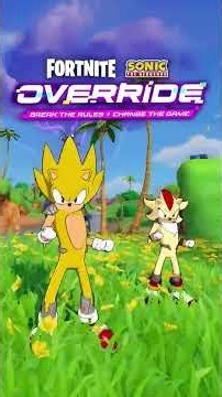 Fortnite X Sonic SUPER SHADOW SKIN REVEALED!!