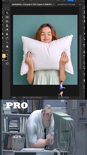 How To Make Eye-Catching Pillow Mockups Fast #shorts