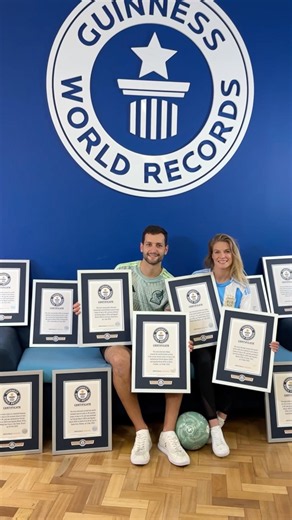 We broke some World Records 👀😎 #football #worldrecord @aguskafree
