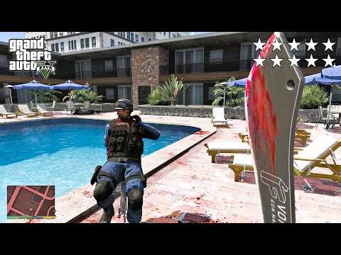 GTA 5 - Trevor's First Person Ten Star Rampage 