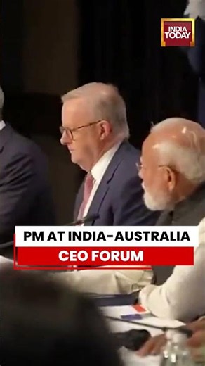 PM Modi, Australian PM Albanese Attend India-Australia CEO Forum in Melbourne | PM Modi In Australia