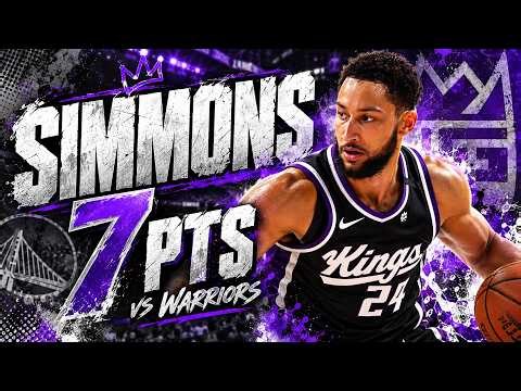 Ben Simmons 7 pts vs Warriors 2026 Preseason